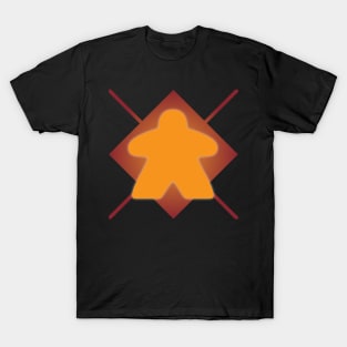 Argyle Meeples - Red T-Shirt